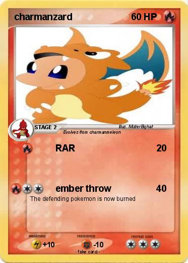 Pokemon charmanzard