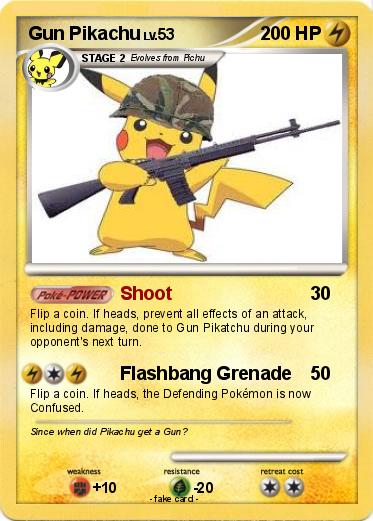 Pokemon Gun Pikachu