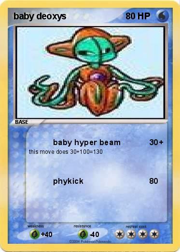 Pokemon baby deoxys