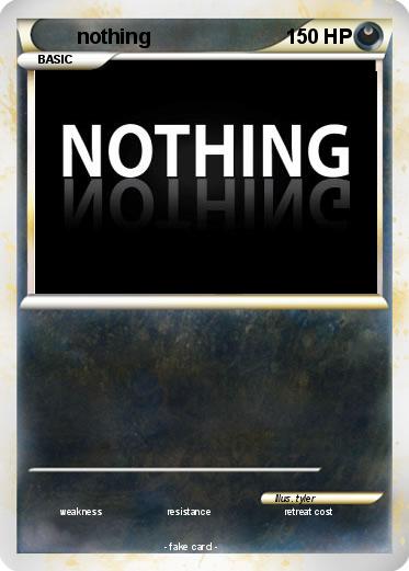 Pokemon nothing