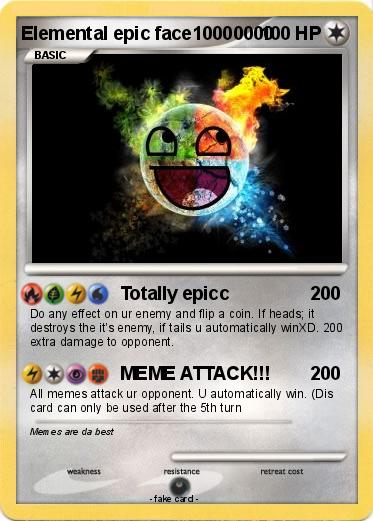 Pokemon Elemental epic face10000000