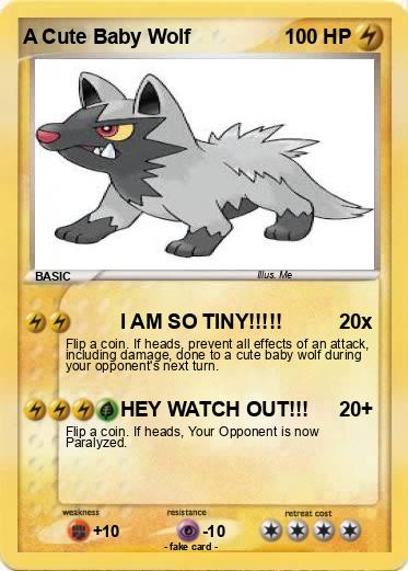 Pokemon A Cute Baby Wolf