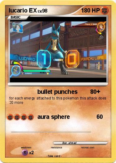Pokemon lucario EX