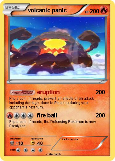 Pokemon volcanic panic