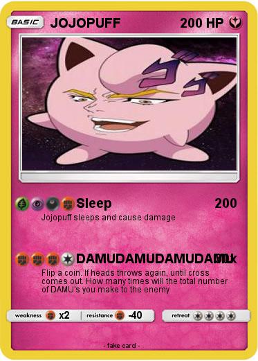 Pokemon JOJOPUFF