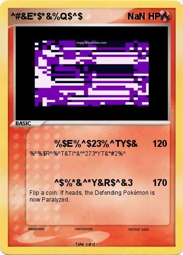 Pokemon ^#&E*$*&%Q$^$