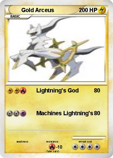 Pokemon Gold Arceus