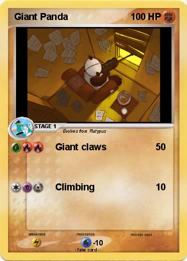 Pokemon Giant Panda