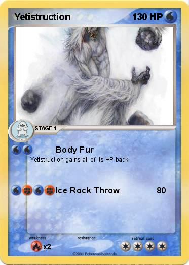 Pokemon Yetistruction