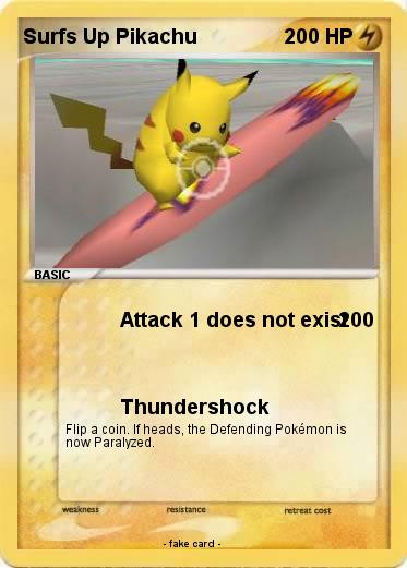 Pokemon Surfs Up Pikachu