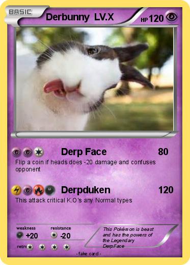 Pokemon Derbunny  LV.X