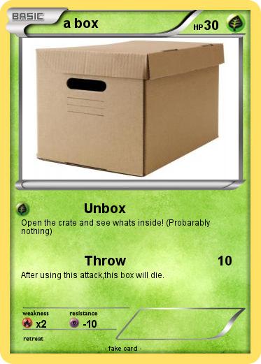 Pokemon a box