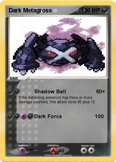 Pokemon Dark Metagross