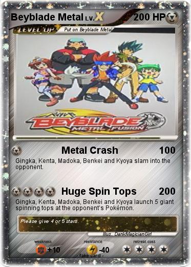 Pokemon Beyblade Metal