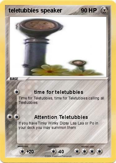Pokemon teletubbies speaker