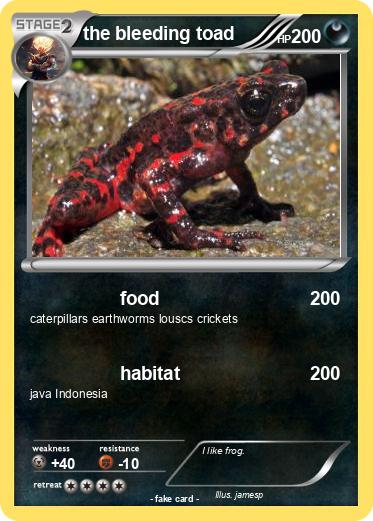 Pokemon the bleeding toad