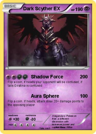 Pokemon Dark Scyther EX