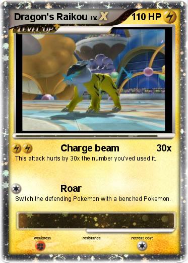 Pokemon Dragon's Raikou