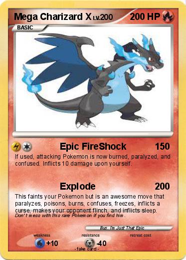 Pokemon Mega Charizard X