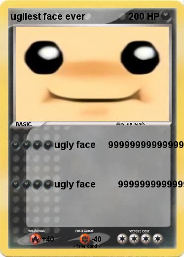 Pokemon ugliest face ever