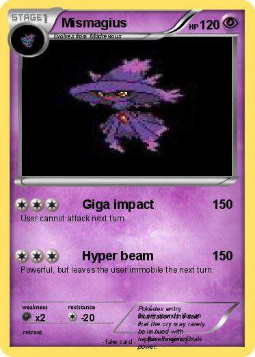 Pokemon Mismagius