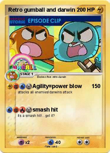 Pokemon Retro gumball and darwin