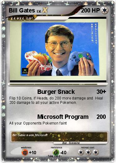 Pokemon Bill Gates