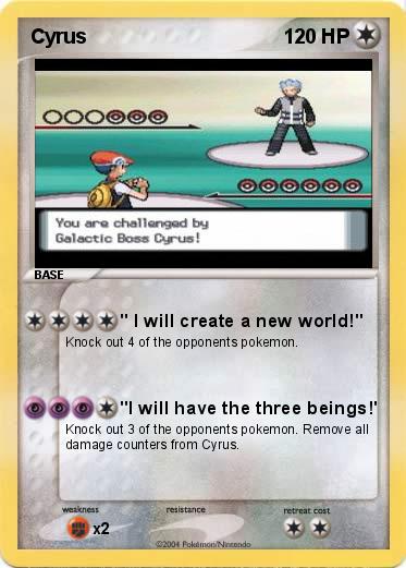Pokemon Cyrus