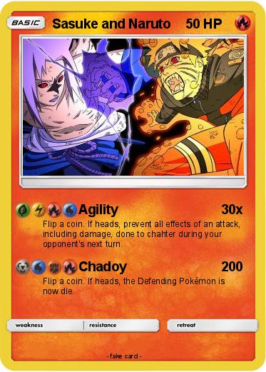 Pokemon Sasuke and Naruto