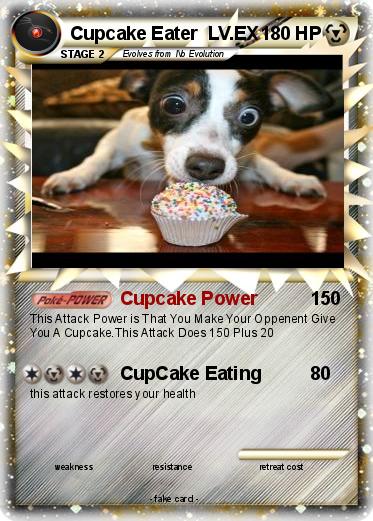 Pokemon Cupcake Eater  LV.EX