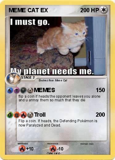 Pokemon MEME CAT EX