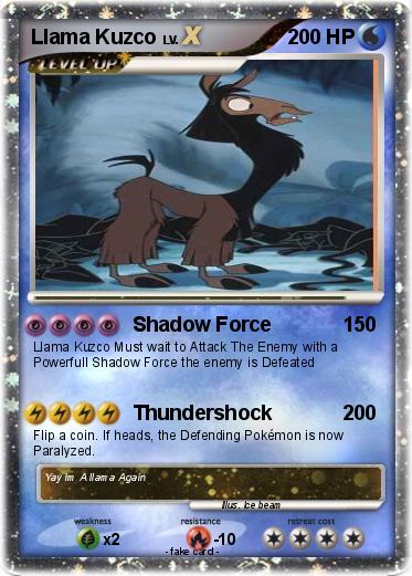 Pokemon Llama Kuzco