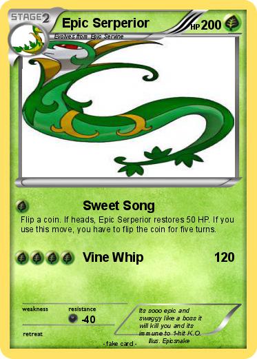 Pokemon Epic Serperior