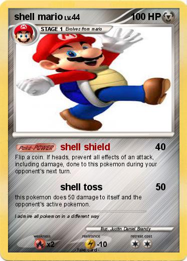 Pokemon shell mario