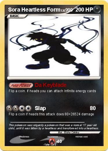 Pokemon Sora Heartless Form