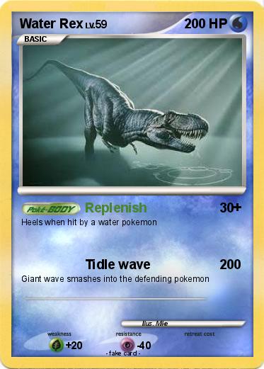 Pokemon Water Rex