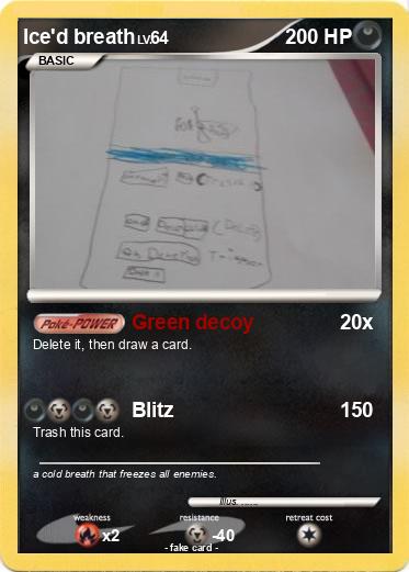 Pokemon Ice'd breath
