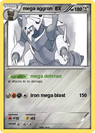 Pokemon mega aggron  EX