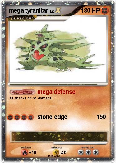 Pokemon mega tyranitar
