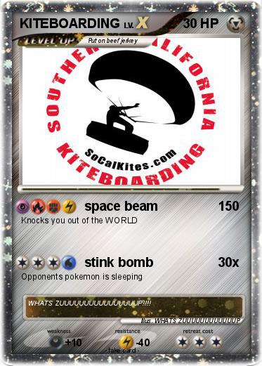 Pokemon KITEBOARDING