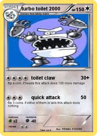 Pokemon turbo toilet 2000