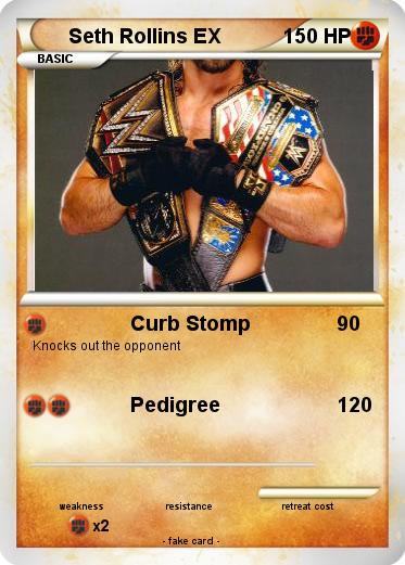 Pokemon Seth Rollins EX