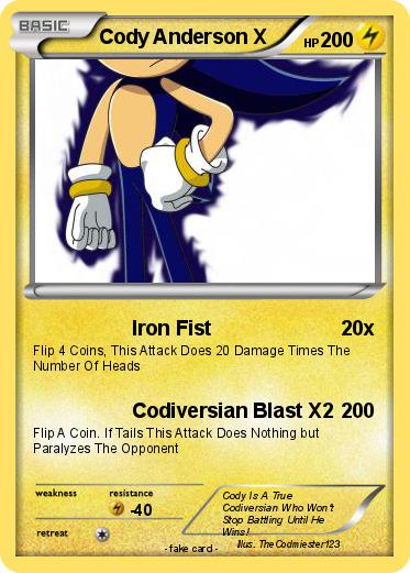 Pokemon Cody Anderson X