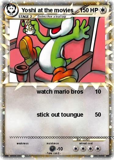 Pokemon Yoshi at the movies