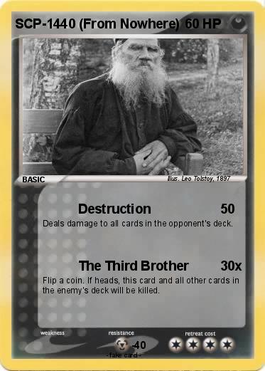 Pokemon SCP-1440 (From Nowhere)