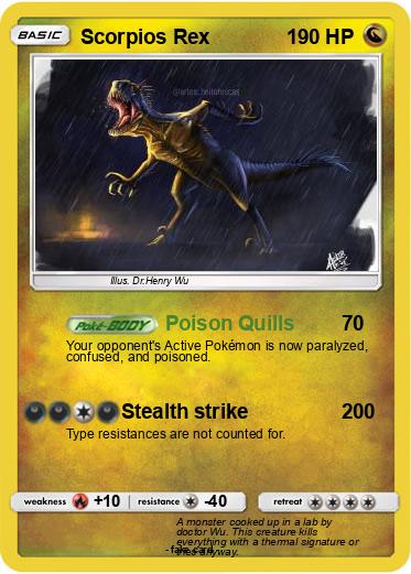 Pokemon Scorpios Rex