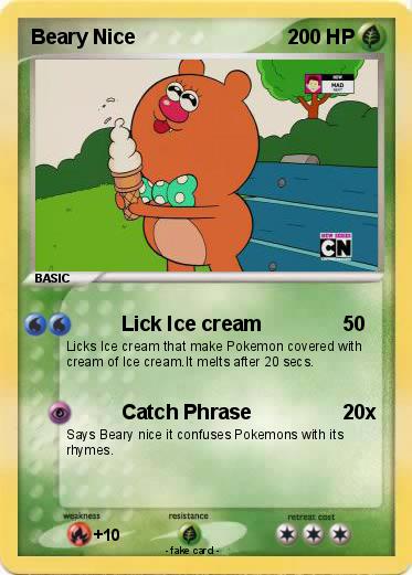 Pokemon Beary Nice