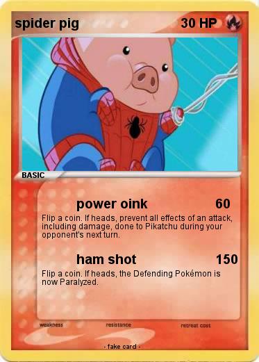 Pokemon spider pig
