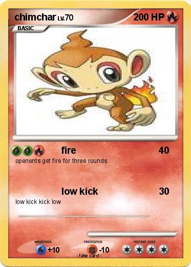 Pokemon chimchar