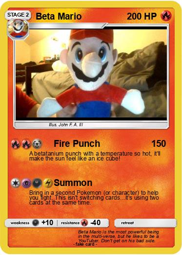 Pokemon Beta Mario